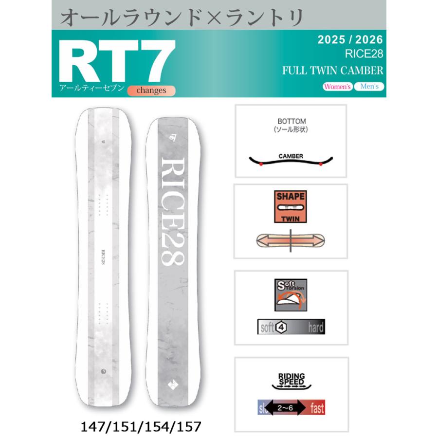 RICE28 25-26 RICE28/ライス RT7 アールティーセブン メンズ RICE28 25-26 RICE28/ライス RT7 アールティーセブン メンズ
