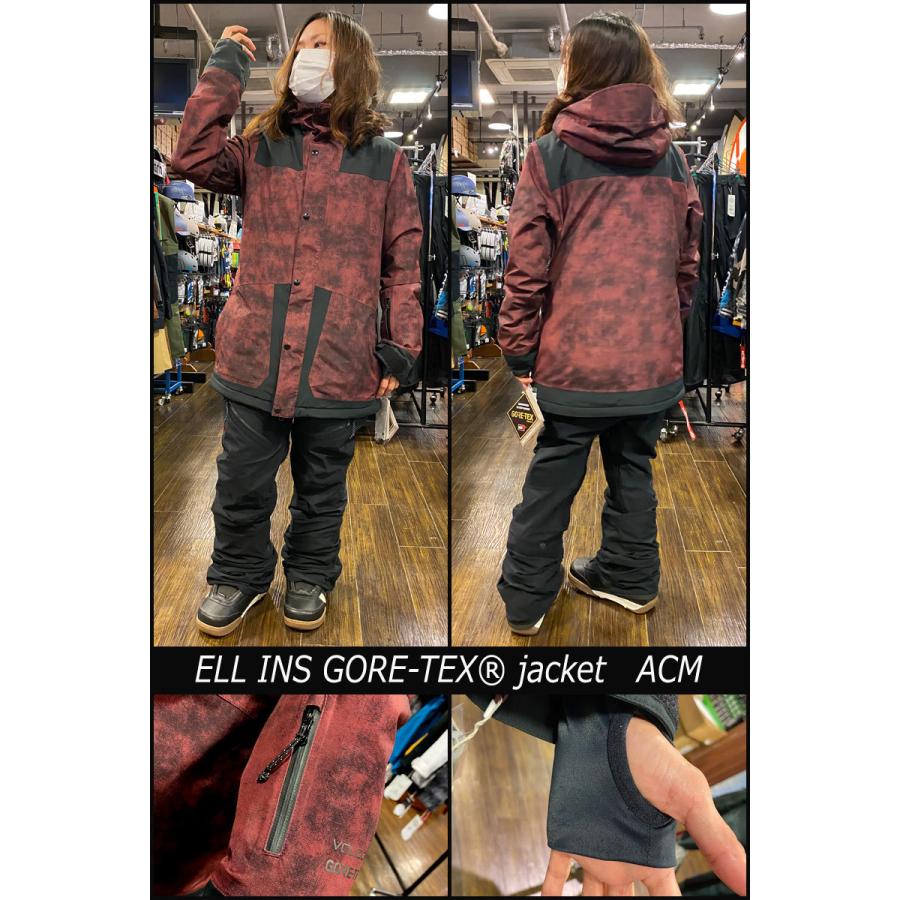 21-22 VOLCOM/ボルコム ELL INS GORE-TEX jacket レディース 防水 