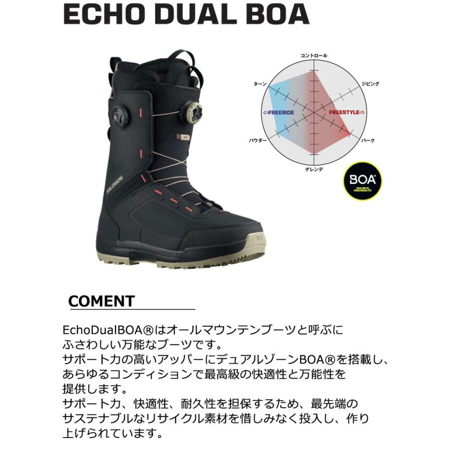 SALOMON 24-25 SALOMON/サロモン ECHO DUAL BOA エコー メンズ