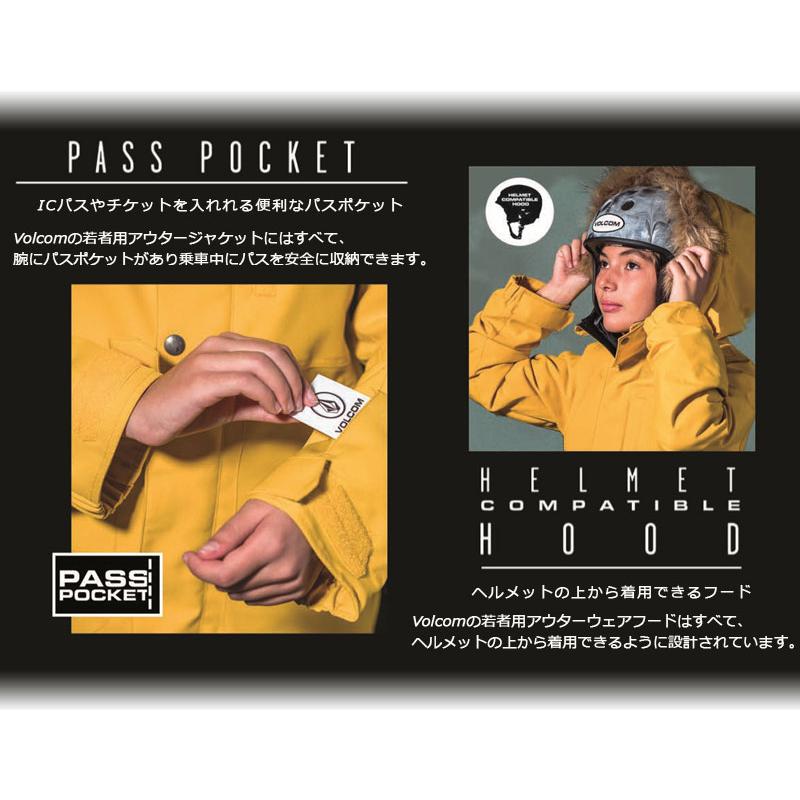 VOLCOM 22-23 VOLCOM/ボルコム SO MINTY INS jacket ユース キッズ