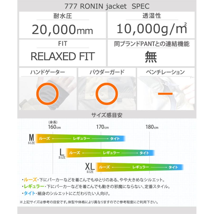 26-27 NOMADIK/ノマディック 777 RONIN jacket メンズ レディース 防水ジャケット スノーボードウェア スノボウェアー 2027 予約商品_11