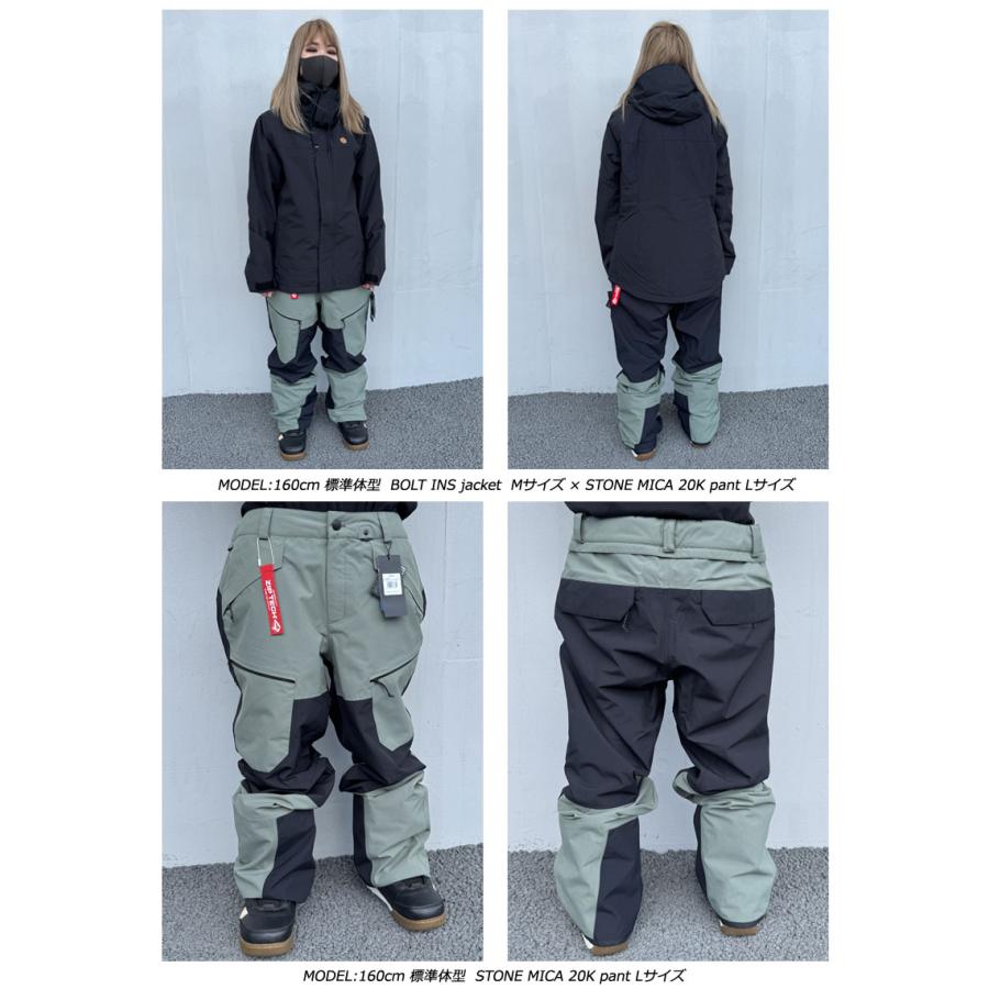 VOLCOM スノーボードパンツ Sサイズ ライトグレー VOLCOM（ボルコム） スノーウェア パンツ メンズ NEW SLASHSLAPPER