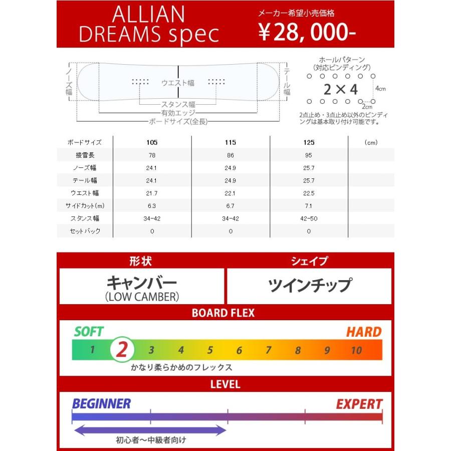 ALLIAN 特典付き！19-20 / アライアン DREAMS キッズ 子供用 板
