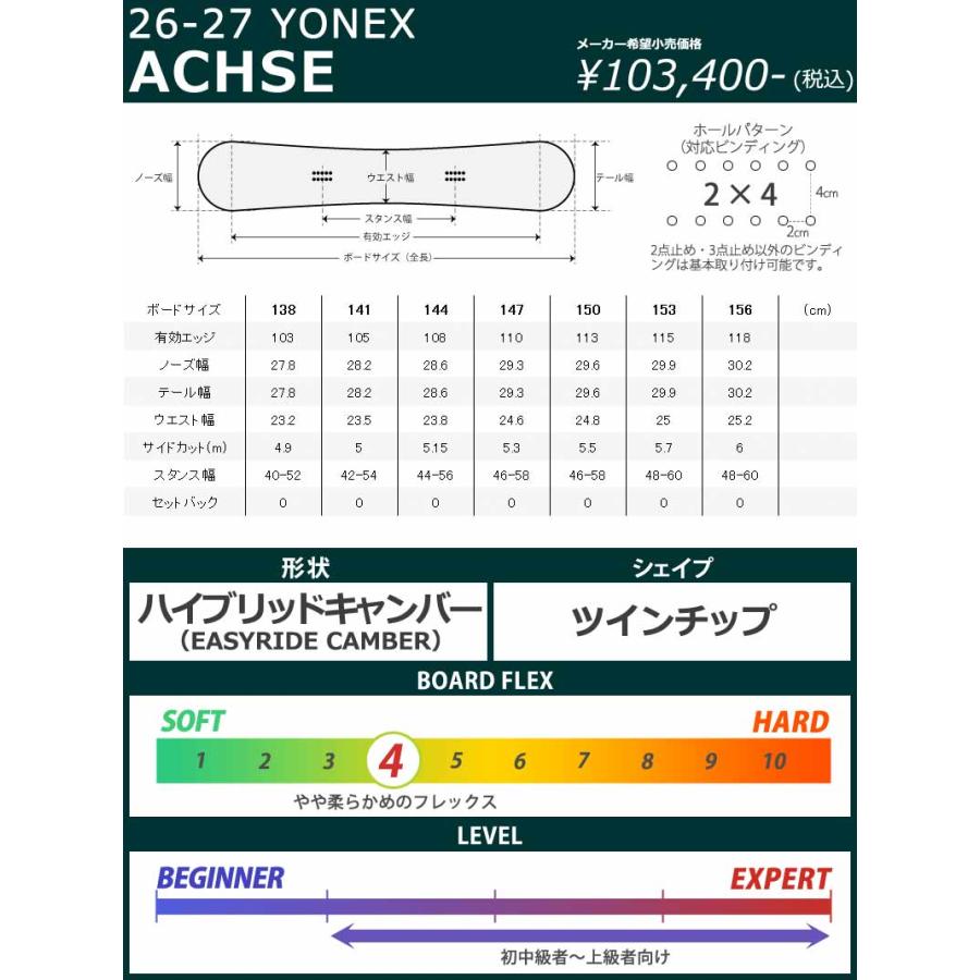 YONEX（ヨネックス） 26-27 YONEX/ヨネックス ACHSE アクセ メンズ
