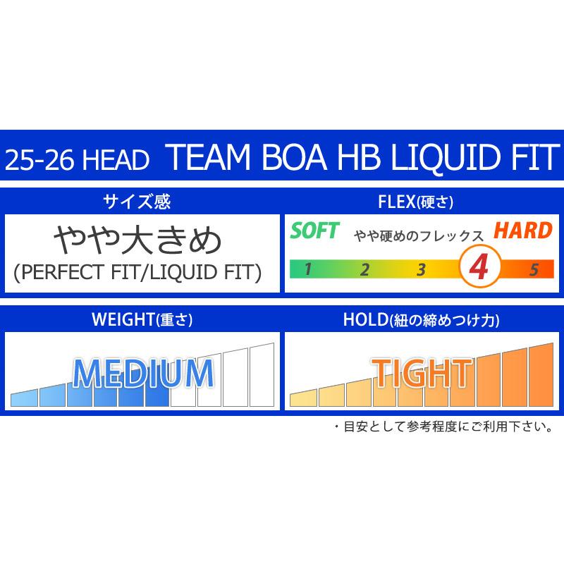 25-26 HEAD / ヘッド TEAM BOA HYBRID LIQUID FIT チームボア