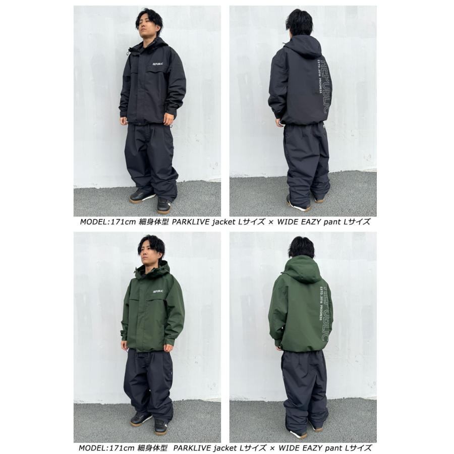 24-25 REPUBLIC & CO/リパブリック PARKLIVE jacket メンズ 24-25 REPUBLIC & CO/リパブリック PARKLIVE jacket メンズ