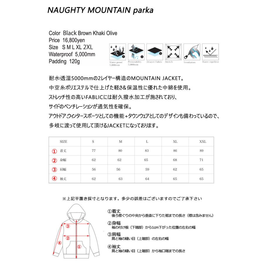 24-25 REPUBLIC & CO/リパブリック NAUGHTY MOUNTAIN parka メンズ