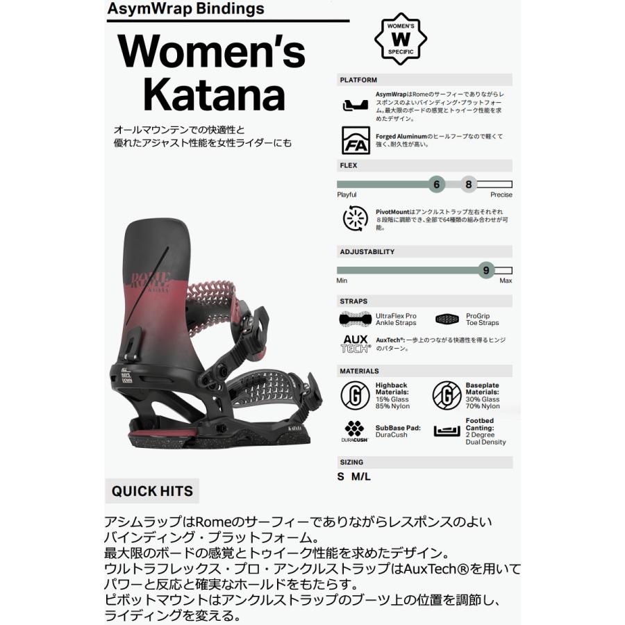 ROME SDS 24-25 ROME SDS/ローム WOMEN'S KATANA ウィーメンズカタナ
