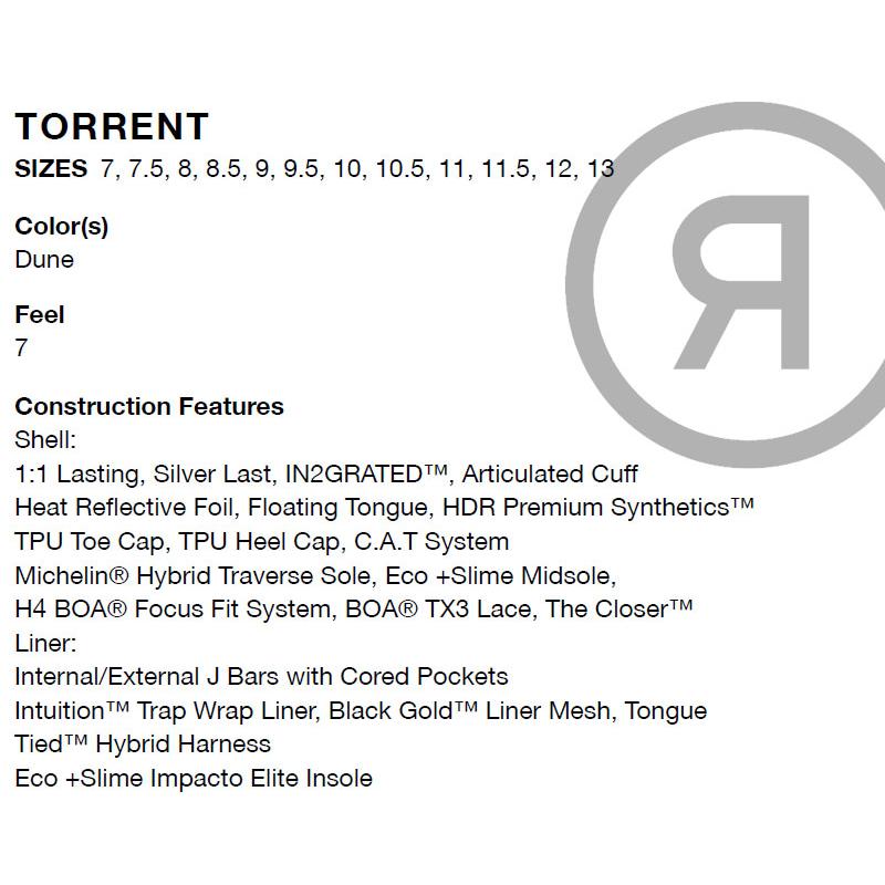 RIDE TORRENT 7.5 スノーボードブーツ RIDE SNOWBOARD 2024-2025 『 TORRENT 』 ライド トーレント ブーツ