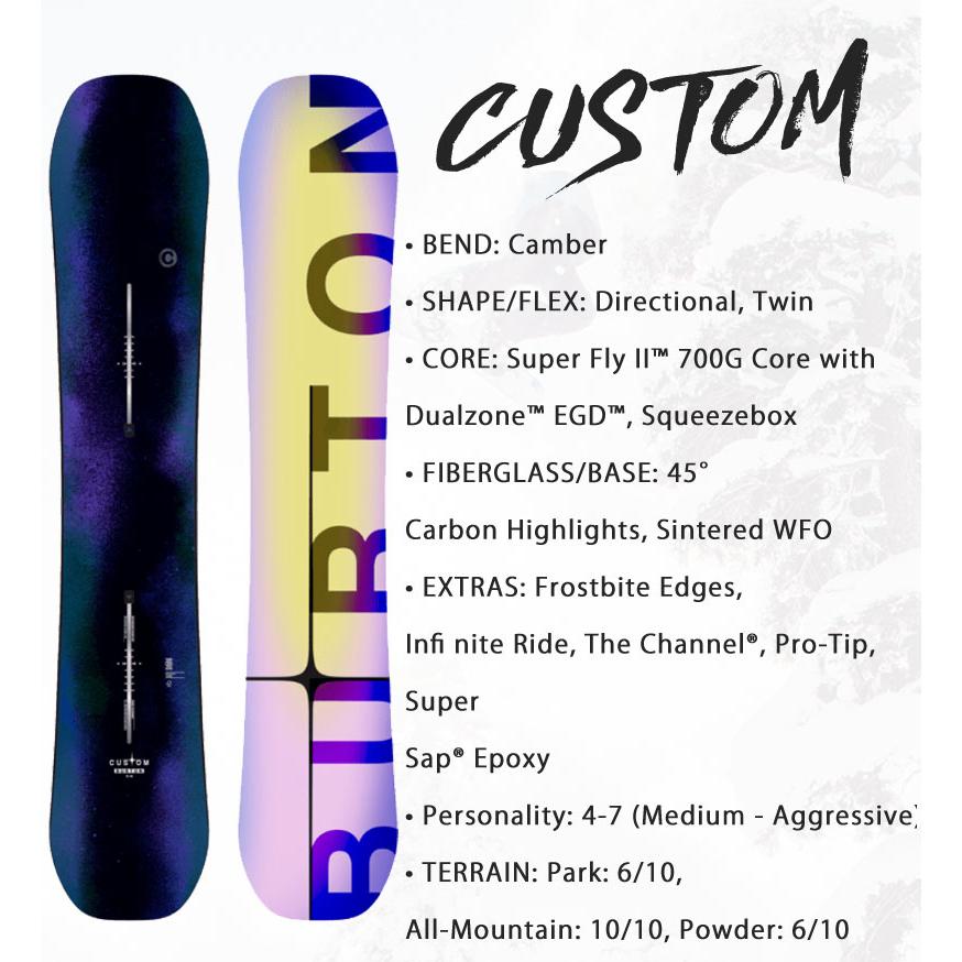 BURTON（バートン） 26-27 BURTON/バートン CUSTOM カスタム メンズ