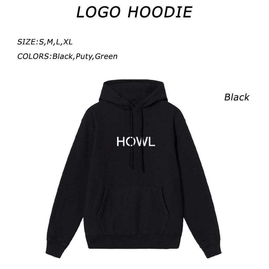 新品未使用 ハウル HOWL パーカー LOGO PULLOVER HOODIE 23-24 HOWL / ハウル LOGO hoody メンズ レディース パーカー