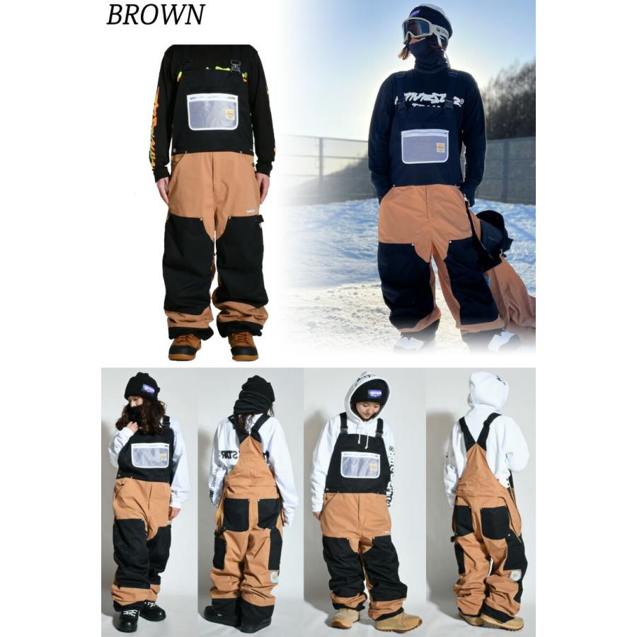 24-25 PLAN-B/プランビー WORKER BIB pant メンズ レディース