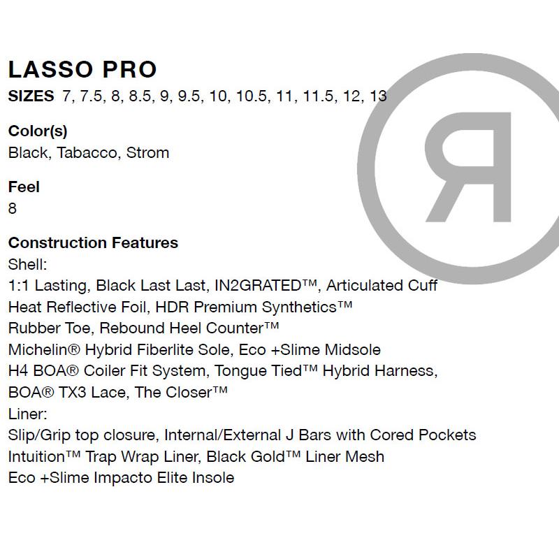 24-25 RIDE/ライド LASSO PRO ラッソプロ メンズ ブーツ ダブルボア