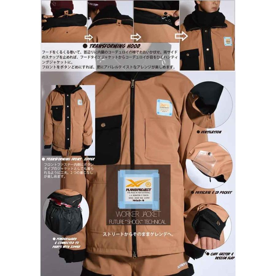 24-25 PLAN-B/プランビー WORKER jacket メンズ レディース 防水