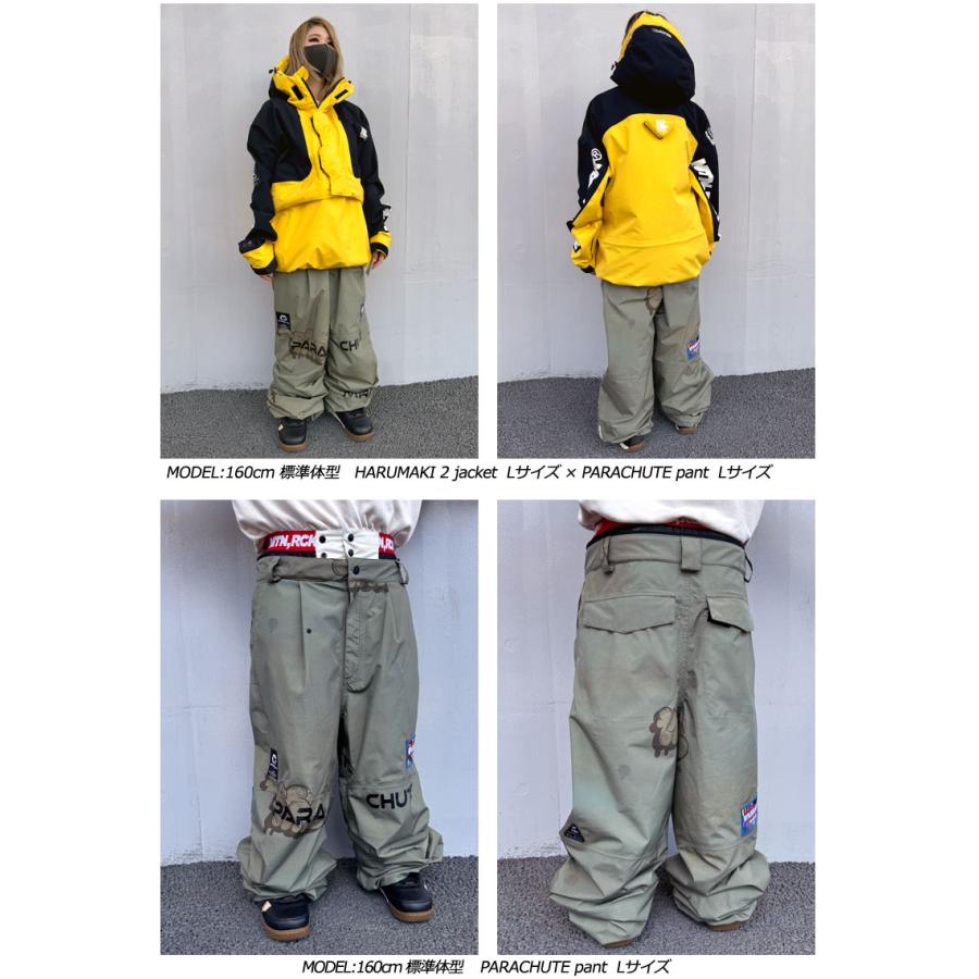 スノーボード 24-25 MOUNTAIN ROCK STAR pant Lsize 24-25 MOUNTAIN ROCK STAR/マウンテンロックスター PARACHUTE pant