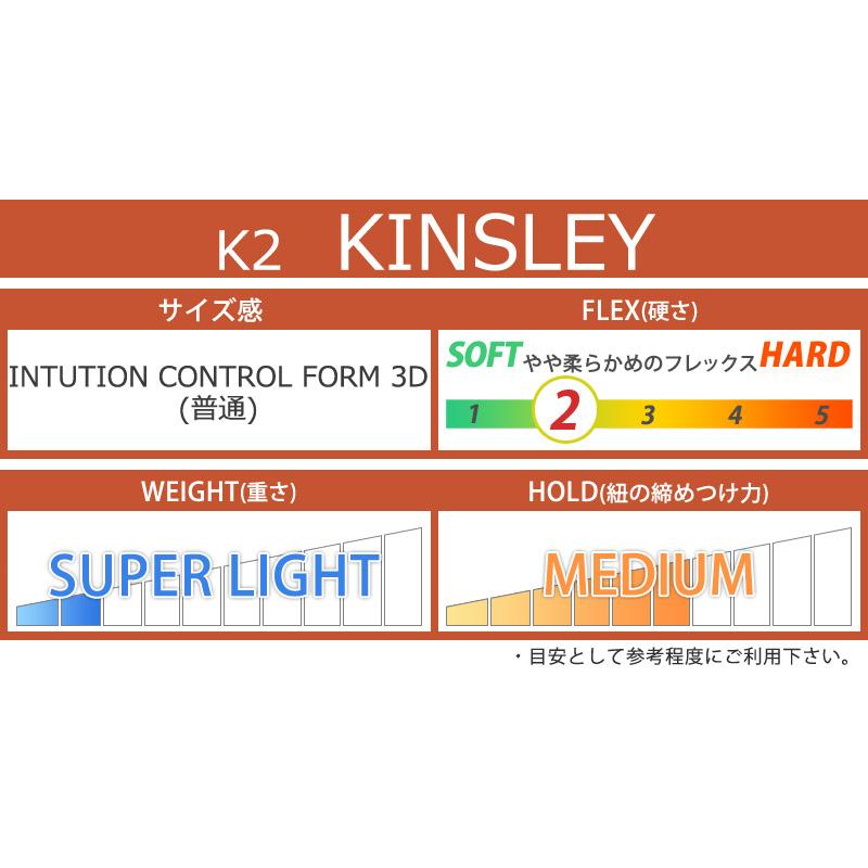 24-25 K2/ケーツー KINSLEY キンスレイ レディース 熱成型対応ブーツ