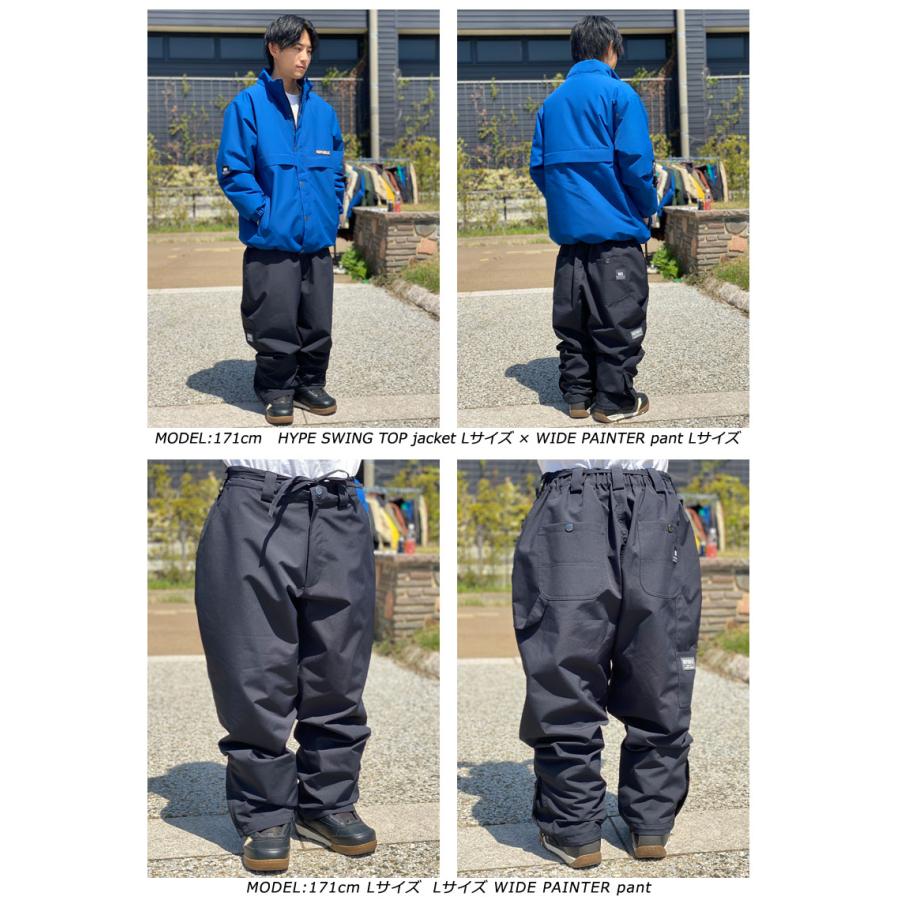 23-24 REPUBLIC &CO/リパブリック WIDE PAINTER pant メンズ レディース ワイドペインターパンツ スノーボードウェア スノーウェアー 2024｜breakout｜12