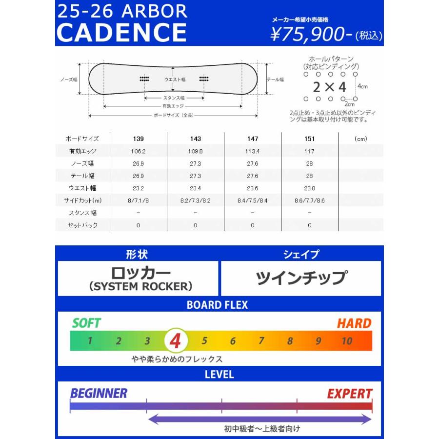 25-26 ARBOR/アーバー CADENCE ケイデンス レディース パーク