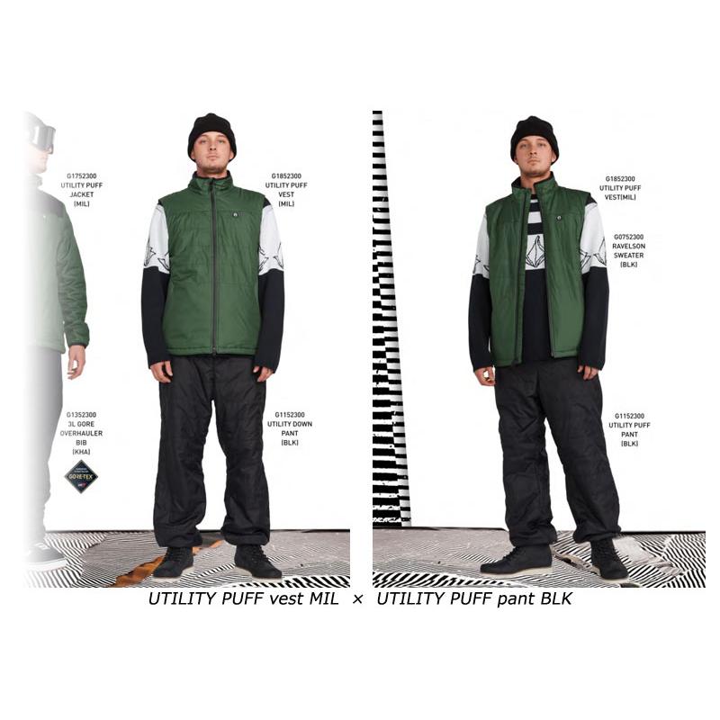 スノーボード セカンドレイヤー ボルコム XL VOLCOM（ボルコム） 即出荷 22-23 VOLCOM/ボルコム UTILITY PUFF pant
