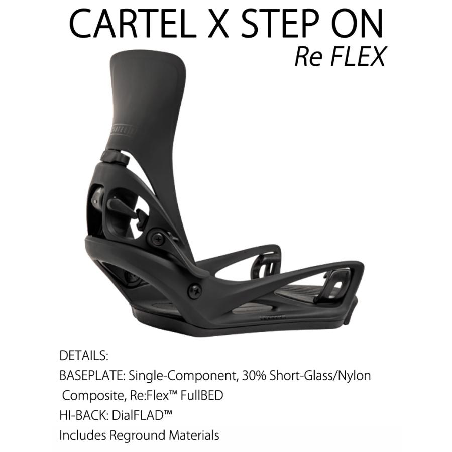 Cartel X Reflex バートン バインディング ブラック Mサイズ BURTON（バートン） 26-27 BURTON/バートン STEP ON CARTEL X Re Flex