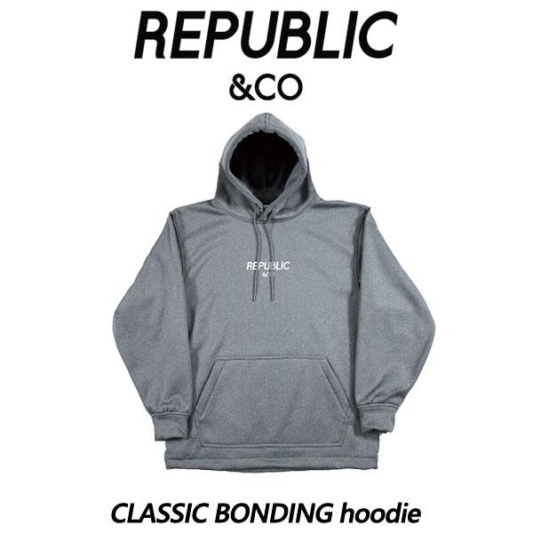 26-27 REPUBLIC&CO/リパブリック CLASSIC BONDING hoodie メンズ
