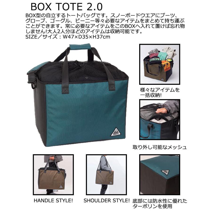 HOME MTN/ホームマウンテン BOX TOTE 2.0 スノーボード バックパック ブーツバッグ ギアバッグ｜breakout｜02