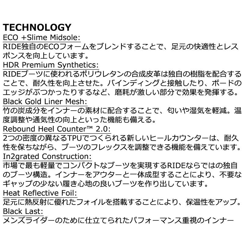 25-26 RIDE/ライド ANCHOR アンカー メンズ レディース ブーツ シュー
