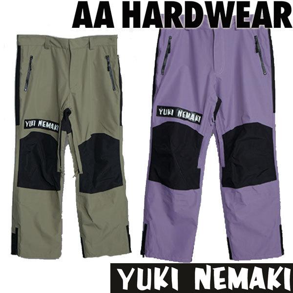 21-22 AA HARDWEAR/ダブルエー YUKI NEMAKI PANTS ユキネマキ メンズ