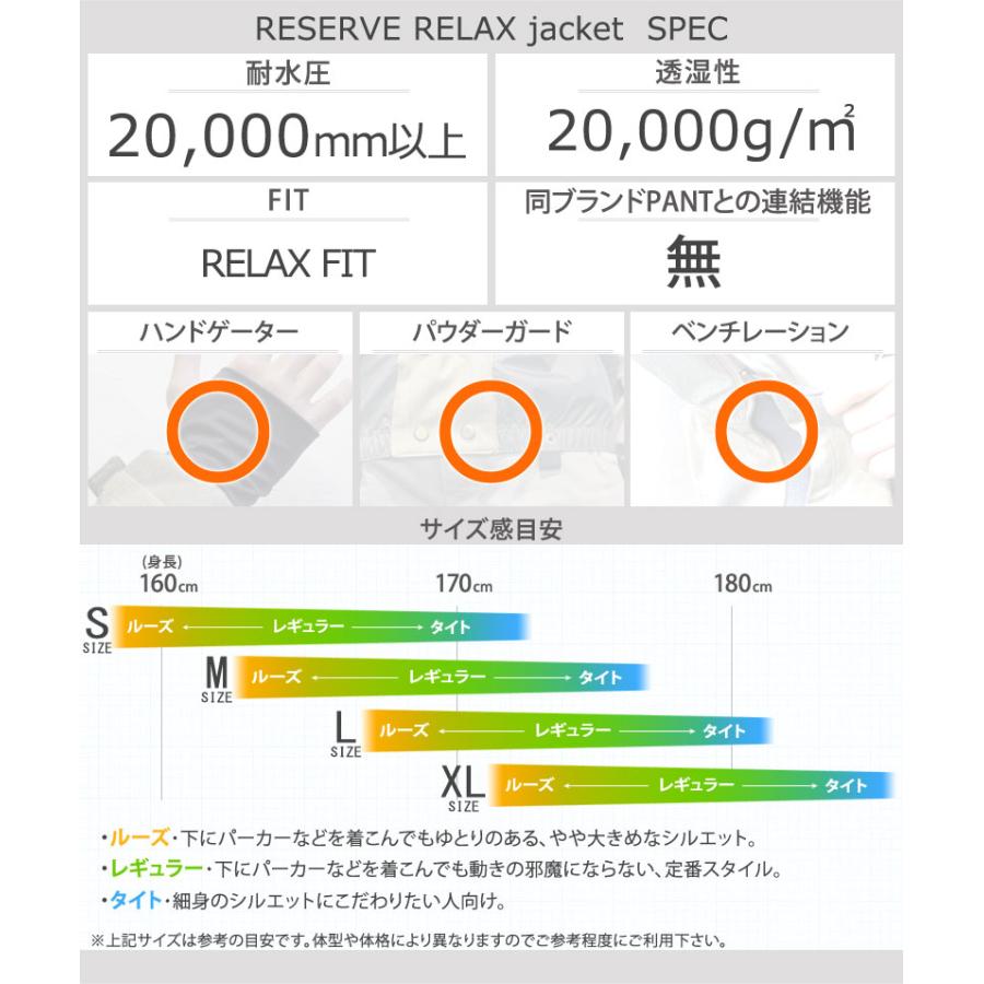 25-26 BURTON/バートン RESERVE jacket リザーブ メンズ レディース 防水ジャケット スノーボードウェア スノーウェアー 2026の画像