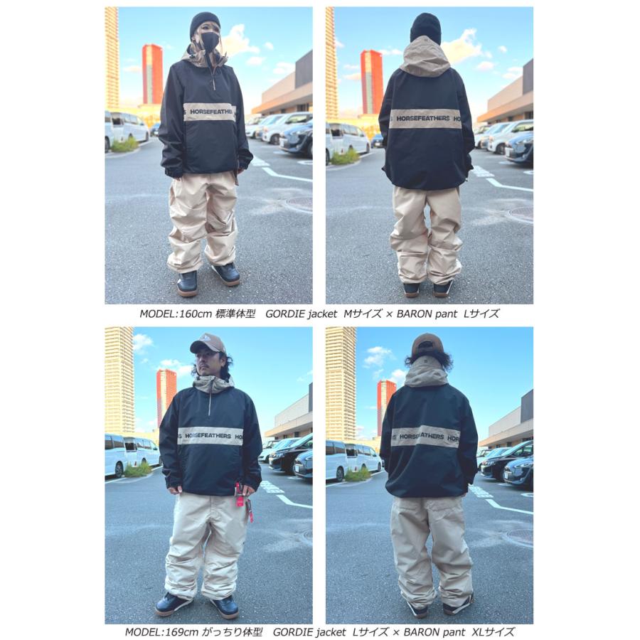 Horsefeathers スノーボードウェア ジャケット メンズL 防水 24-25 HORSEFEATHERS/フォースフェザーズ GORDIE jacket ANORAK メンズ
