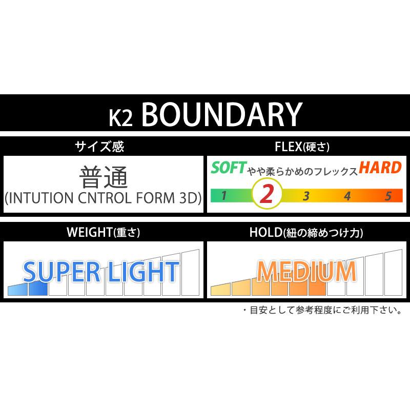 23-24 K2/ケーツー BOUNDARY バウンダリー メンズ レディース ブーツ ダブルボア 熱成型対応 スノーボード 2024｜breakout｜05