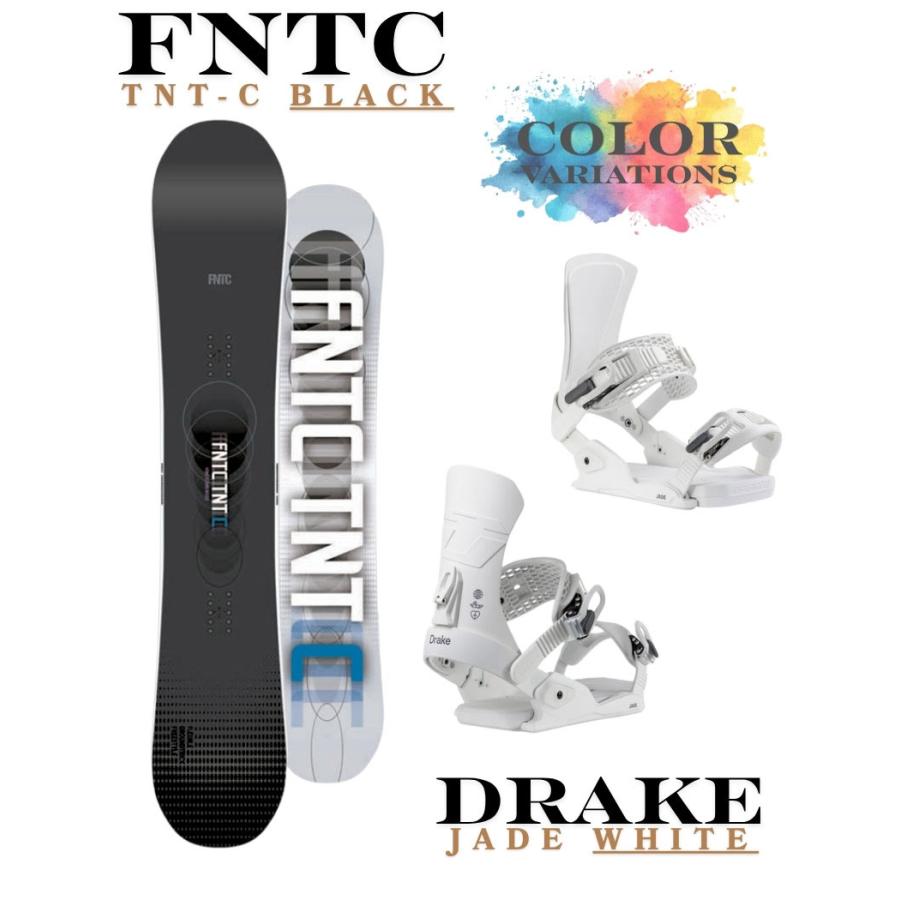 DRAKE（ドレイク） 26-27 FNTC TNT-C black × DRAKE JADE スノーボード