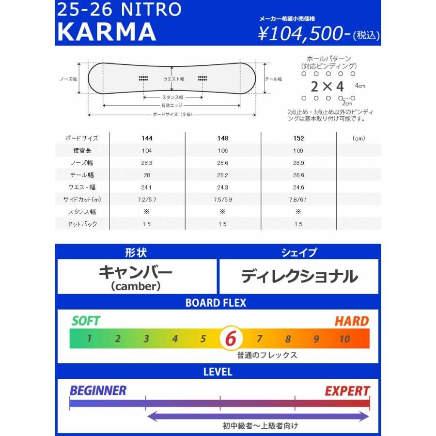 NITRO（ナイトロ） 25-26 NITRO/ナイトロ KARMA カルマ レディース