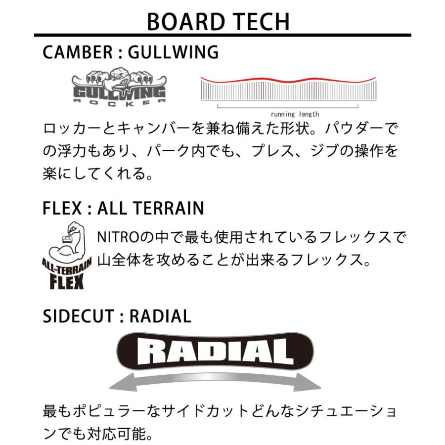 23-24 NITRO / ナイトロ MYSTIQUE ミスティック レディース スノーボード パーク カービング 板 2024 型落ち | NITRO(スポーツ) | 03