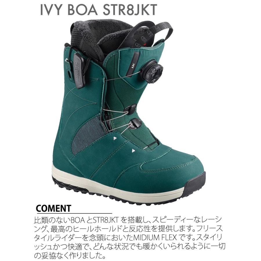 SALOMON 18-19 SALOMON/サロモン IVY BOA STR8JKT アイビーボア SALOMON 18-19 SALOMON/サロモン IVY BOA STR8JKT アイビーボア
