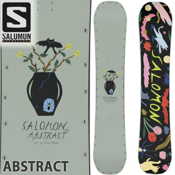 2425 SALOMON / サロモン ABSTRACT アブストラクト メンズ レディース パーク スノーボード 板 2025 予約商品