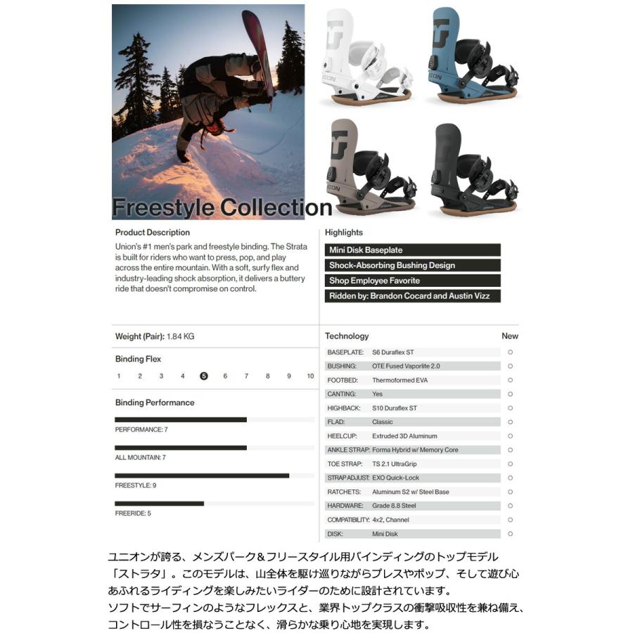 UNION BINDING 26-27 UNION/ユニオン STRATA ストラータ メンズ