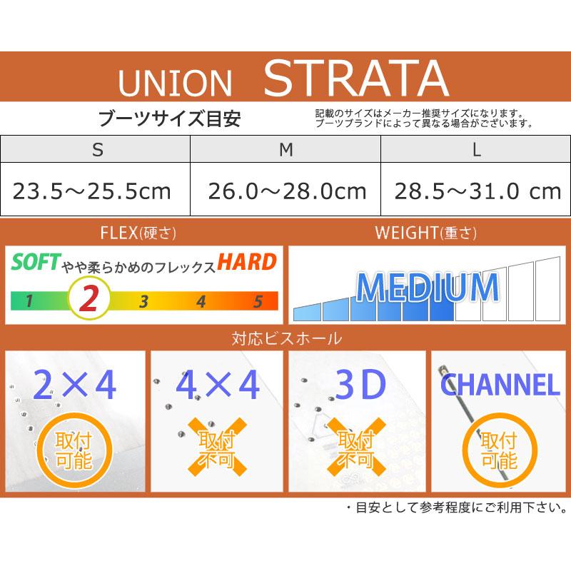 24-25 UNION/ユニオン STRATA ストラータ メンズ レディース ビンディング バインディング オールラウンド スノーボード 2025 予約商品｜breakout｜09