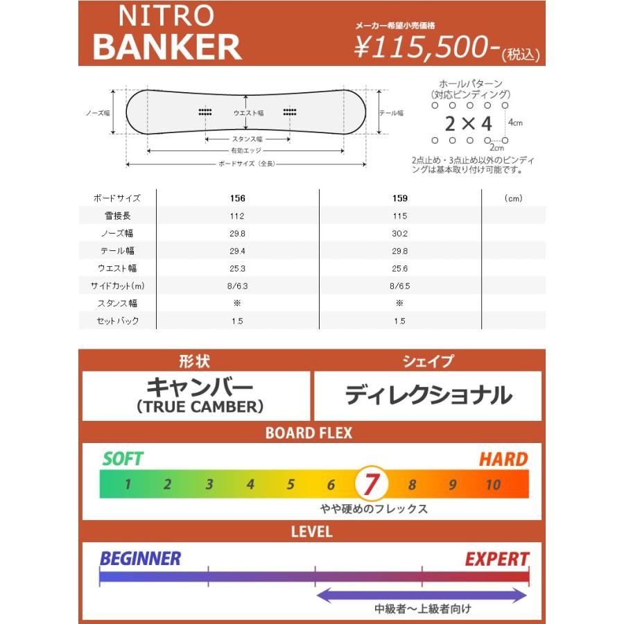 NITRO(スポーツ) 24-25 NITRO / ナイトロ BANKER バンカー