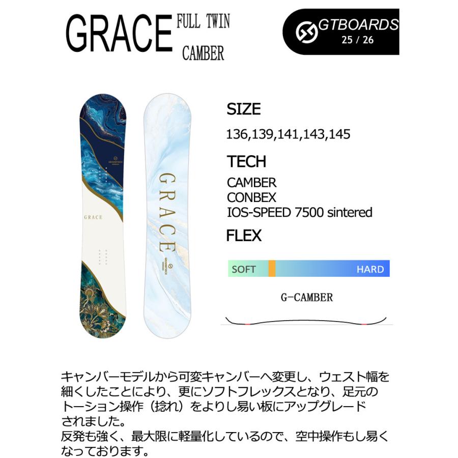 NOW 25-26 GT-SNOWBOARD/ジーティー GRACE グレース レディース