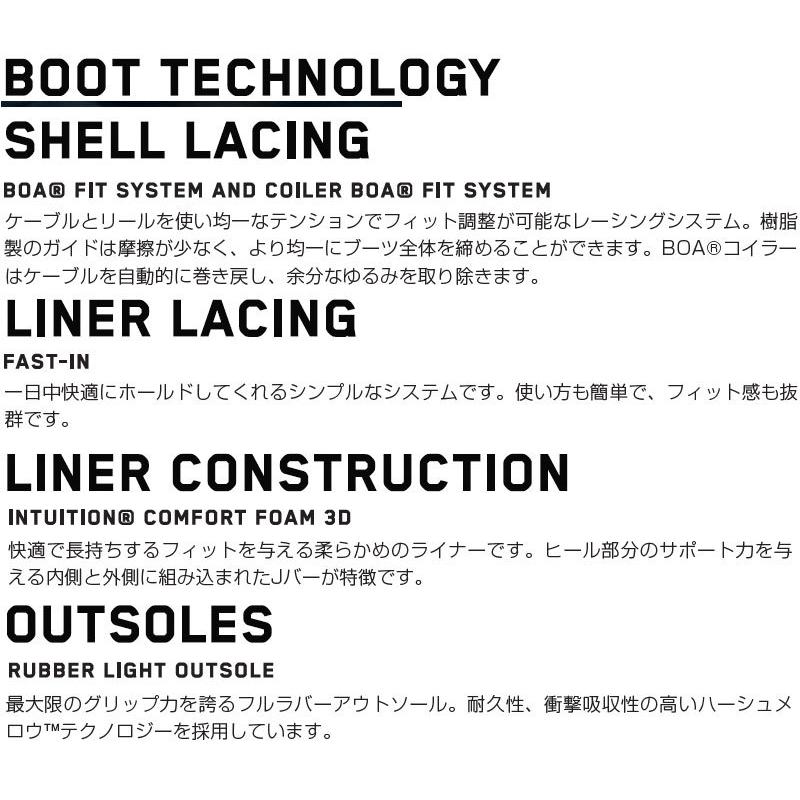 22-23 K2/ケーツー HAVEN ヘブン ブーツ レディース BOA ボア スノーボード 2023 22-23 2023 S1462281526(13585円)