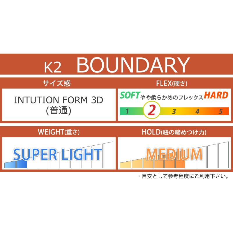 24-25 K2/ケーツー BOUNDARY バウンダリー メンズ レディース 熱成型