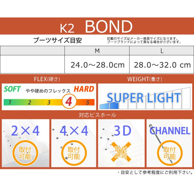 24-25 K2/ケーツー BOND ボンド メンズ レディース ビンディング