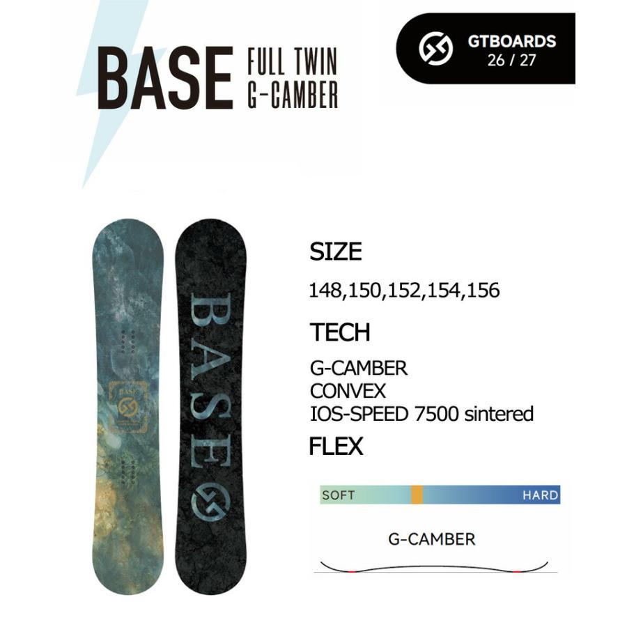 NOW 26-27 GT-SNOWBOARD/ジーティー BASE ベース メンズ スノーボード