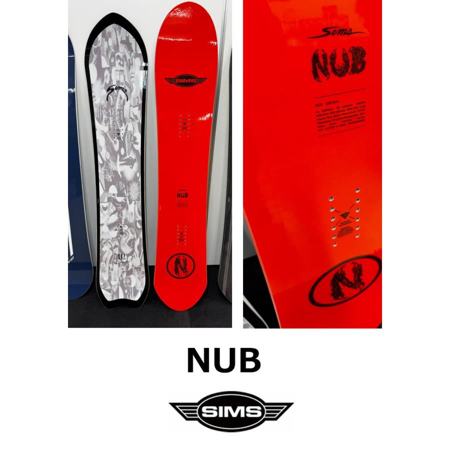 スノーボード nob SIMS 26-27 SIMS/シムス NUB NUT BUTTER ナブ 吉村”Naru”成史 メンズ