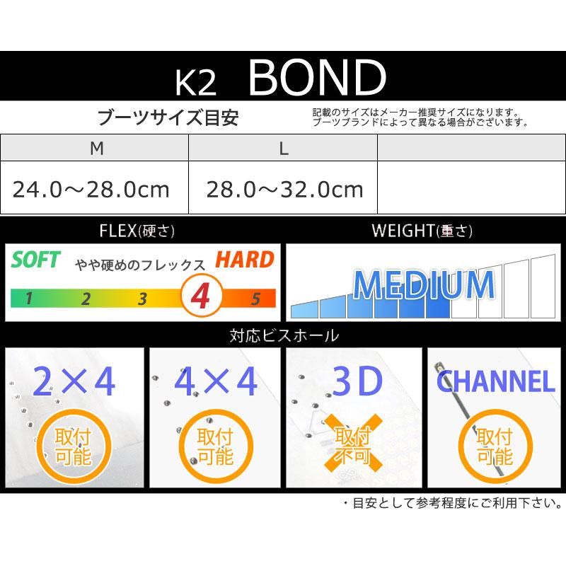 K2 bond バインディングサイズ M