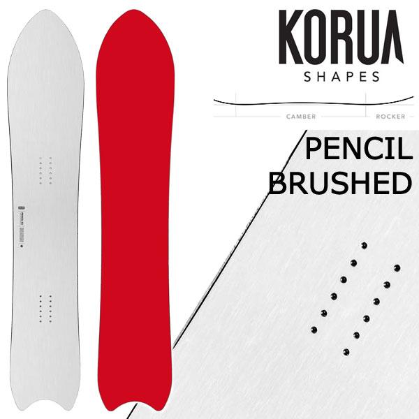 KORUA shapes/コルアシェイプス PENCIL BRUSHED ペンシルブラッシュド