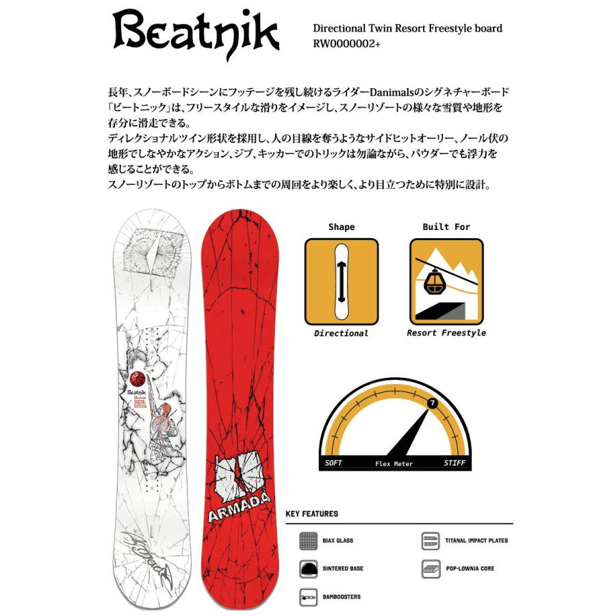 26-27 ARMADA/アルマダ BEATNIK ビートニック メンズ スノーボード