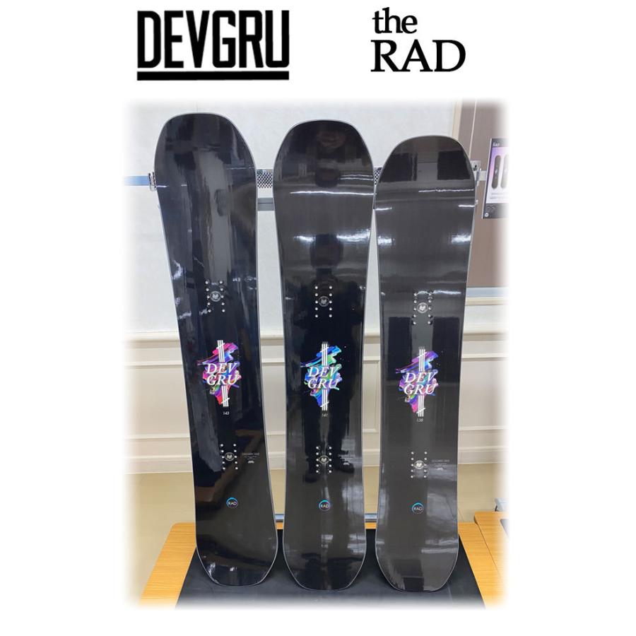 スノーボード レディース用 devgru RAD 141 23-24モデル セットアイテム対象 DEVGRU デブグル スノーボード 板