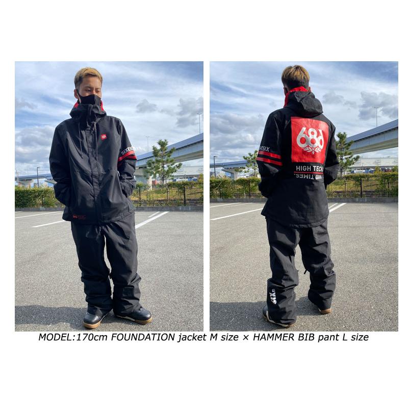 22-23 SIX EIGHT SIX/686 JP LTD FOUNDATION SHELL jacket メンズ
